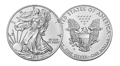 Burnished Silver Eagle Coins