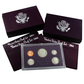 NEWZEALAND proof set 1984プルーフセット 1984年 ニュージーランド銀貨 ブラックロビン銀貨 SV925 他プルーフ