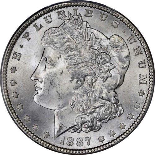 1887 Morgan Silver Dollar Brilliant Uncirculated | Bullion Shark