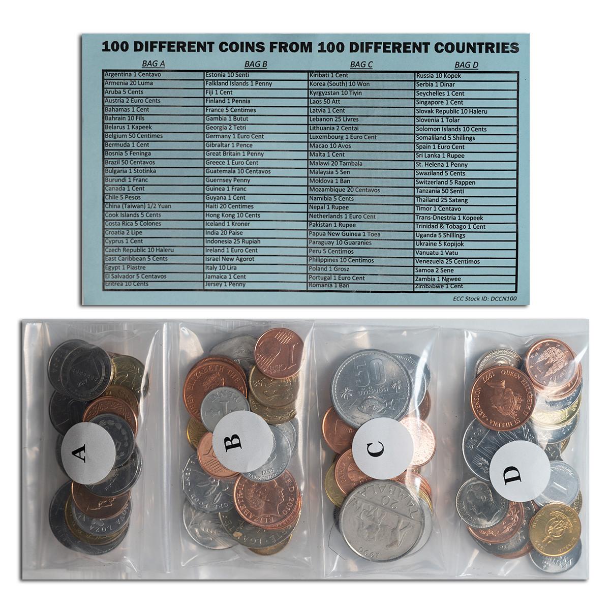 COINS OF 100 NATIONS 世界100ケ国 コインセット COINS OF 100 NATIONS 世界100ケ国 コインセット
