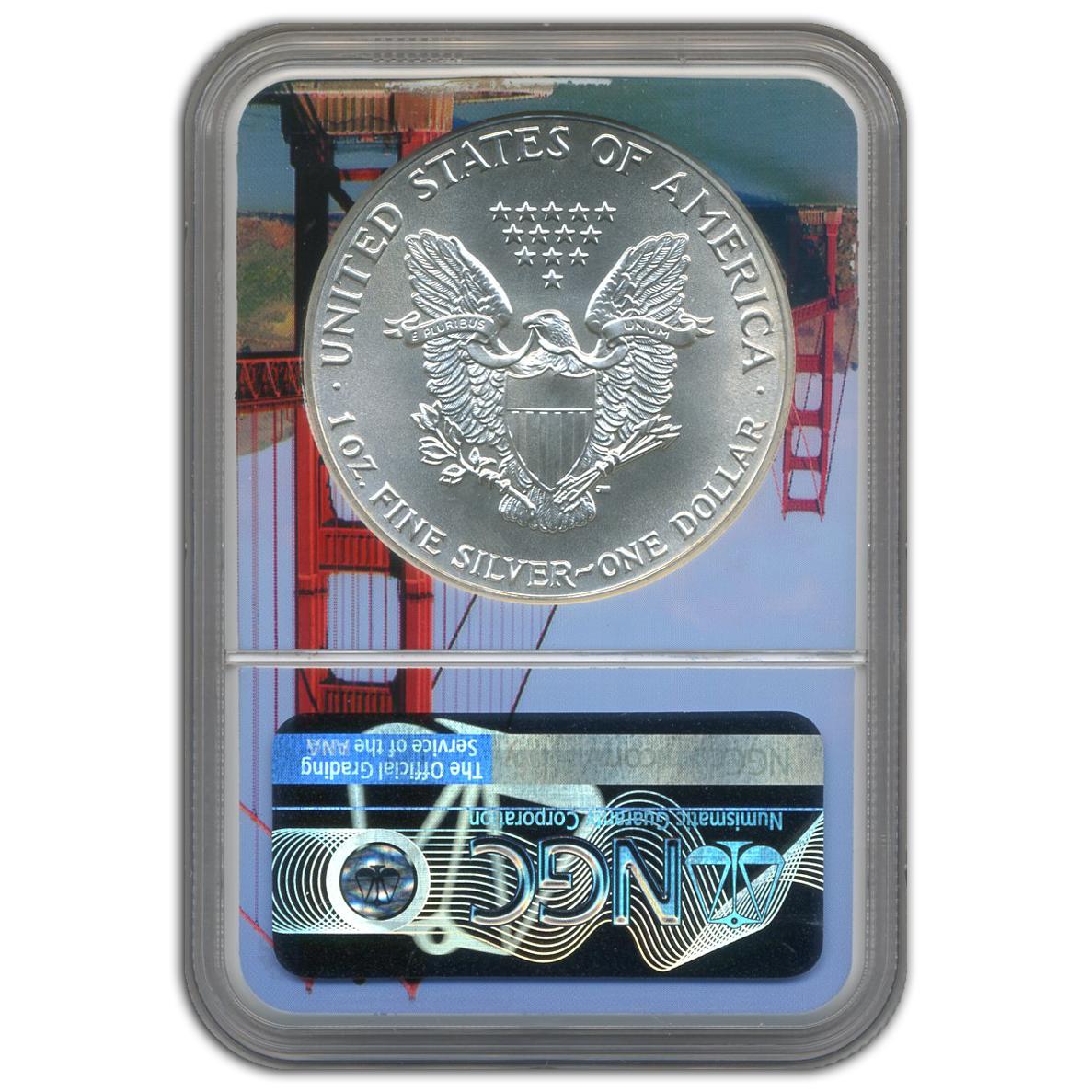 射美 SILVER bullionshark-1986-s-silver-