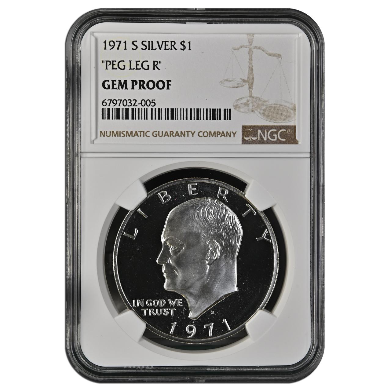 1971 Silver Eisenhower NGC GEM Proof - 