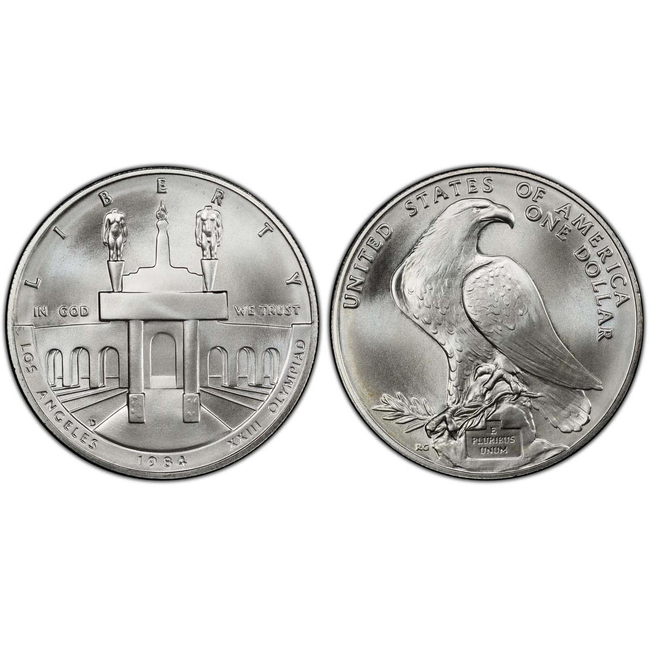 Buy 1984-D Olympic Dollar Brilliant Uncirculated online at Bullion