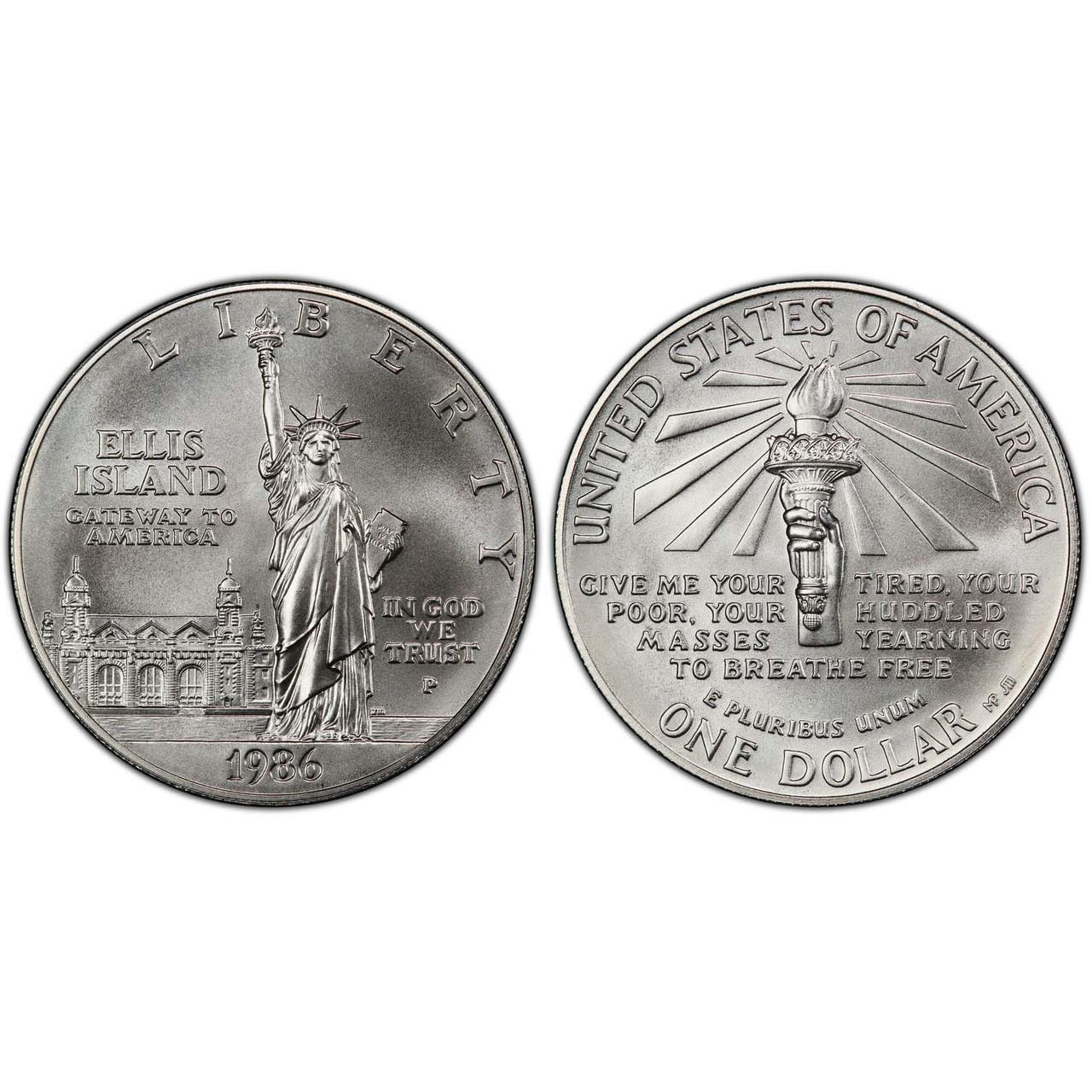1986 USA Liberty coin $1 独立記念コイン　アメリカ Buy 1986 Statue of Liberty Dollar Brilliant Uncirculated