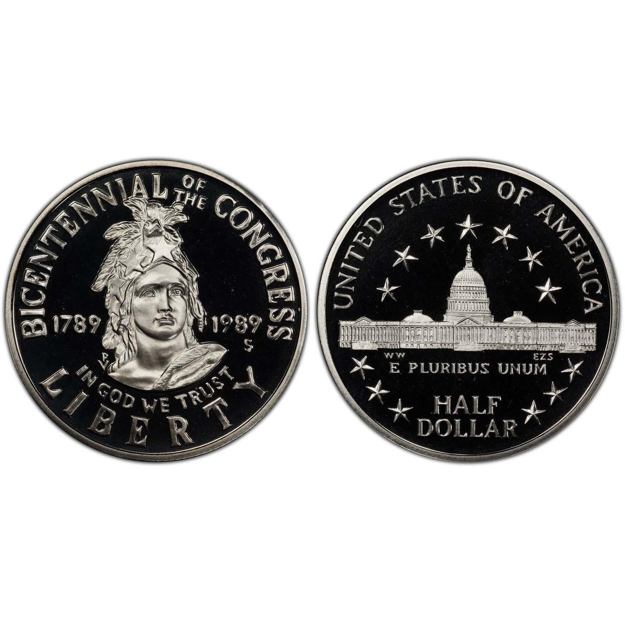 Buy 1989 Congressional Half Dollar GEM Proof online at Bullion Shark.