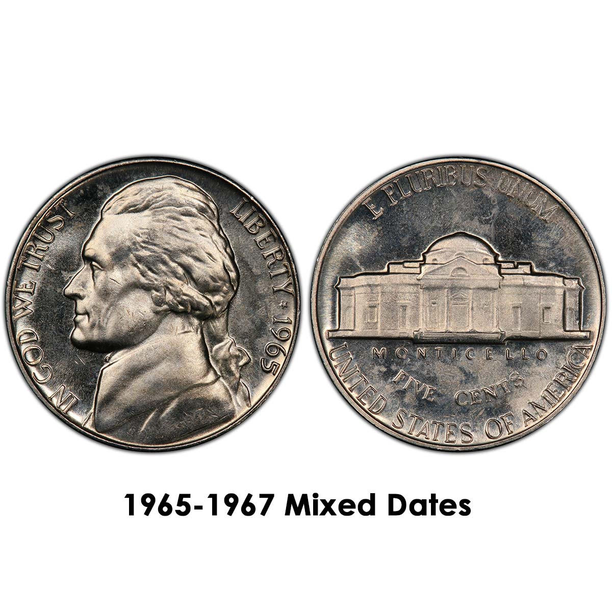 1965-67 SMS Nickel GEM Uncirculated (Roll of 40)