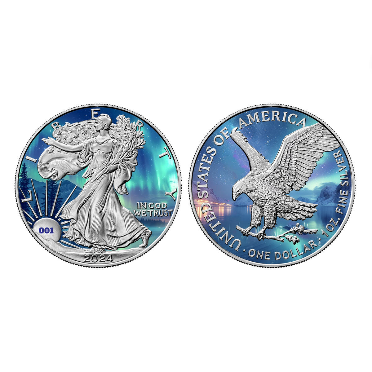 2015 North American Coins & Prices 第24版 COWGIRL Wild West 1 Oz Silver Coin 1$ USA 2024