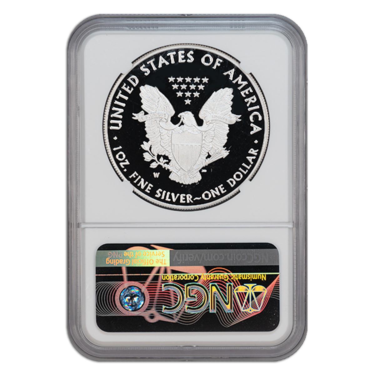 Buy 2021-W T1 Silver Eagle NGC PF70 Ed Moy Signed Online