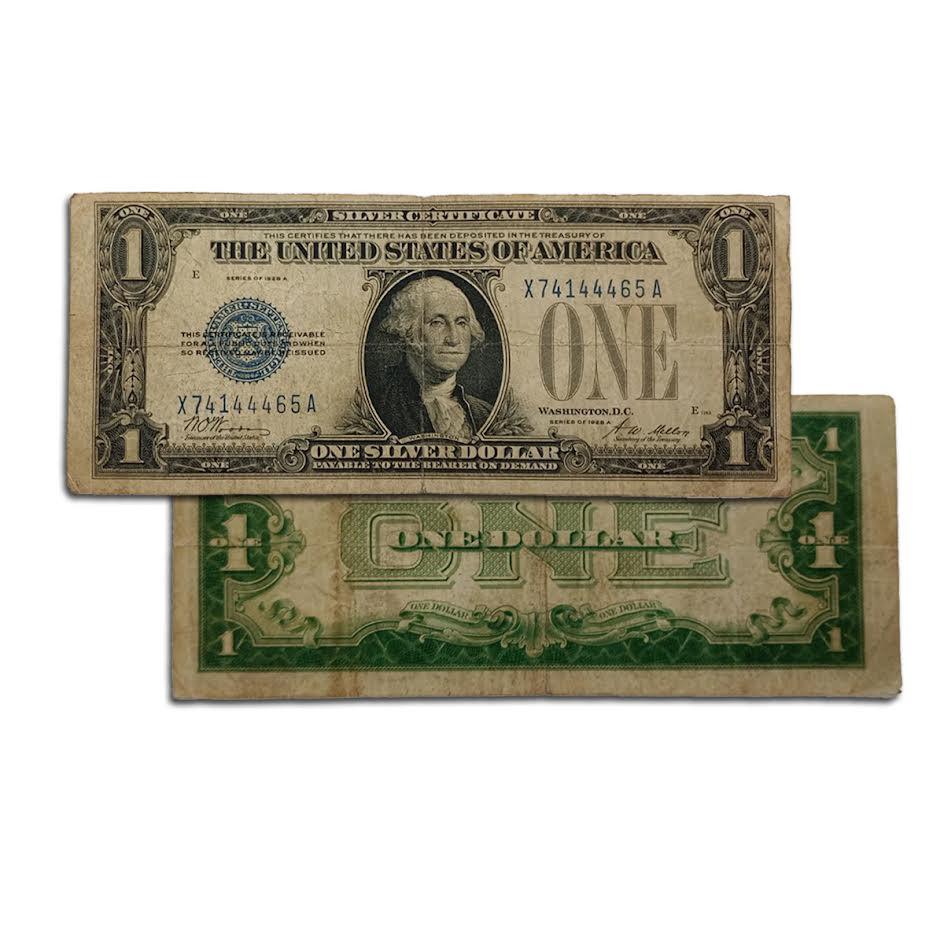 Buy 1928 Silver Certificate Online - Funnyback Silver Certificate