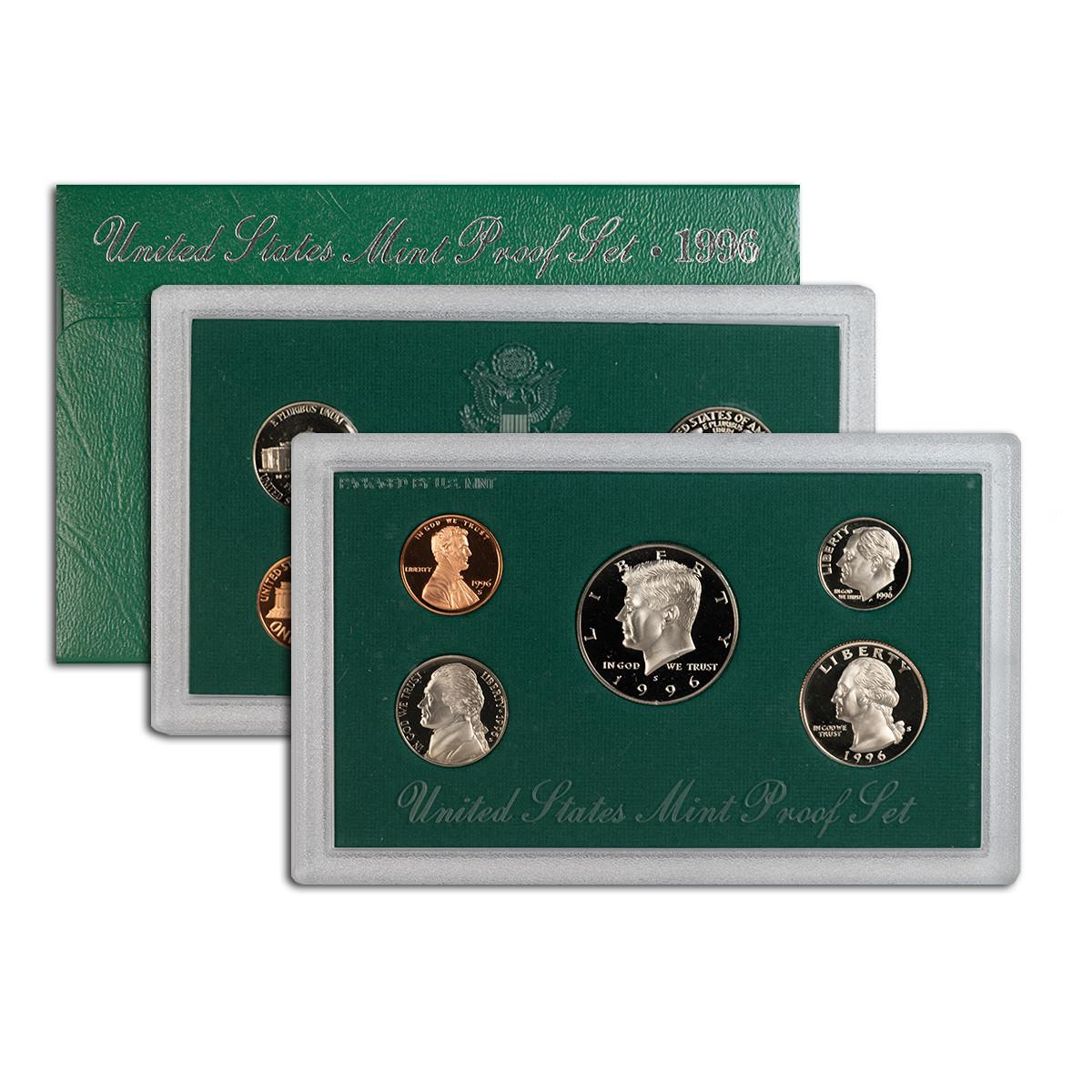 1996 Proof and Mint Set Duo - US Mint Proof Sets For Sale