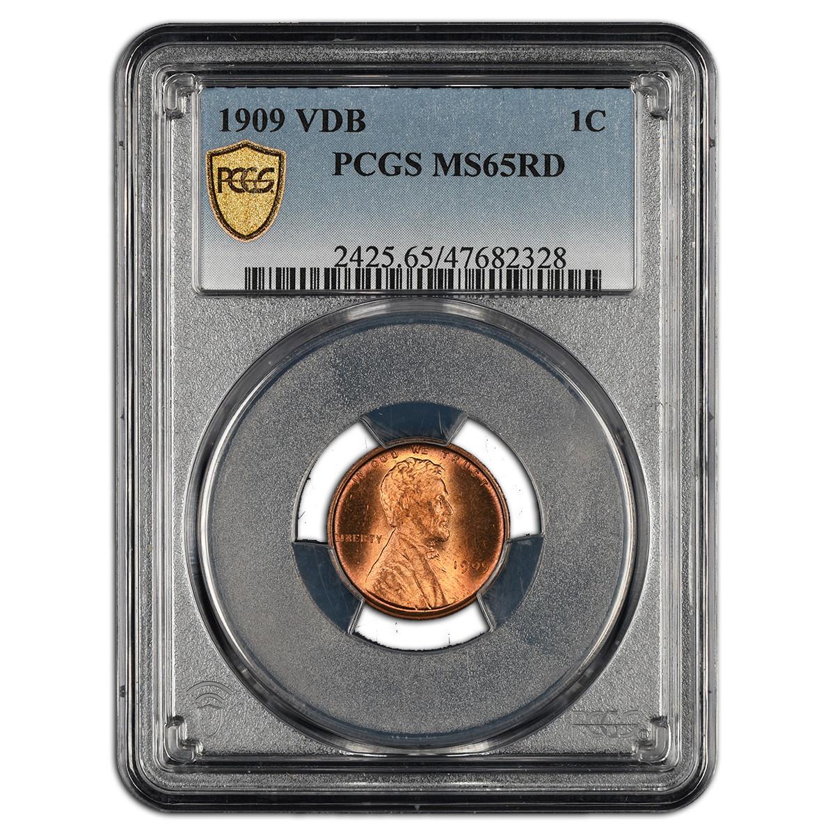 Buy 1909 VDB Lincoln Cent NGC/PCGS MS65RD Online