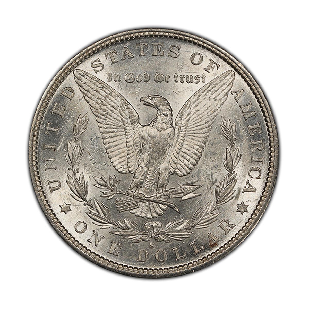 Buy 1881-S Morgan Silver Dollar AU+ - The Flashy Year Online