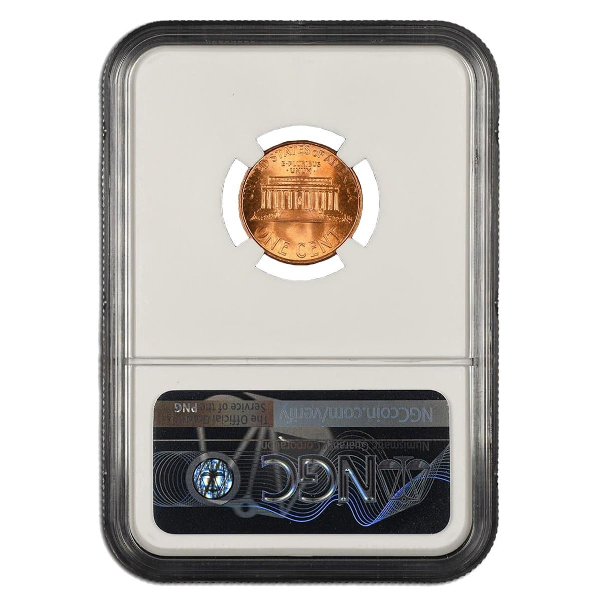 1995 DDO Lincoln Cent NGC MS67RD Fivaz Signed - Rare Coins For Sale