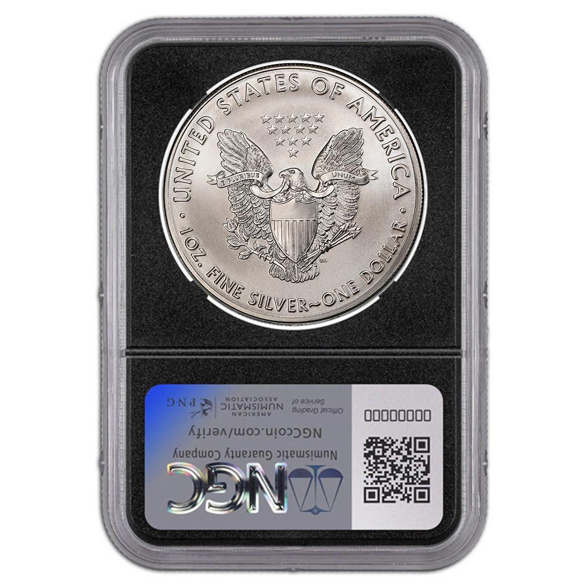 Buy 2020 Silver Eagle NGC MS70 Black Core Magnum Opus (Mint Sealed