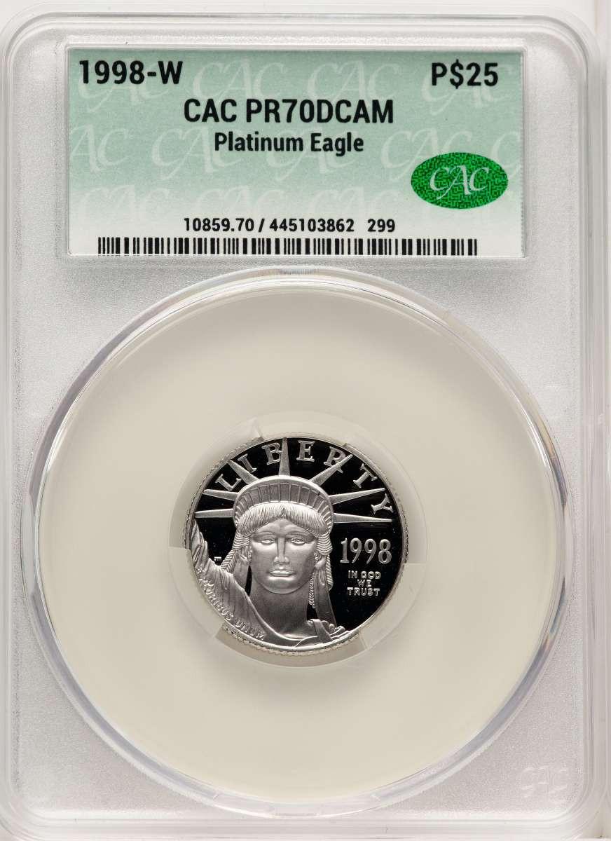1998 American Eagle Platinum Proof 4枚セット Buy 1998-W 4-Coin Proof American Platinum Eagle Set (w/Box