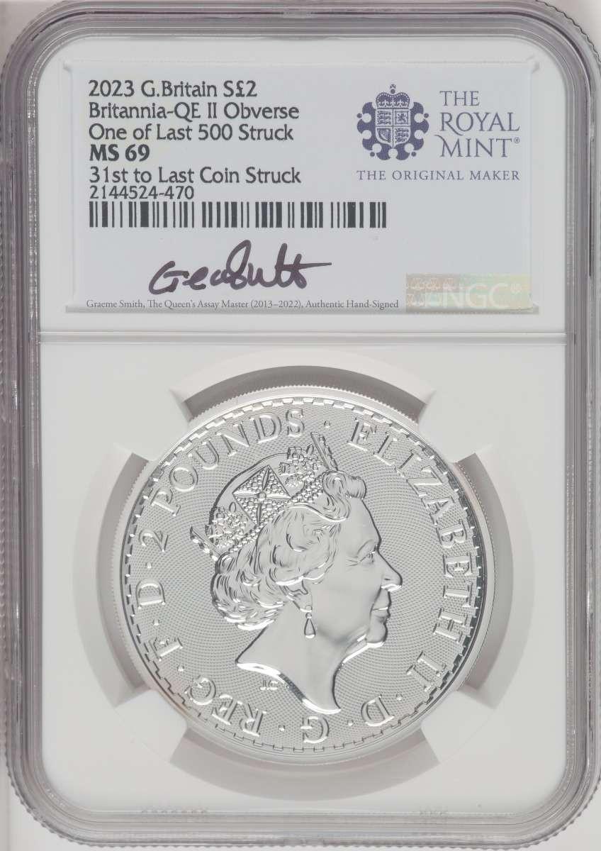 1000 MS Royal Succession Coin NGC MS69 | Rare Coins For Sale