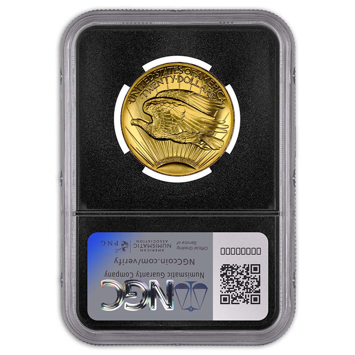 2009 $20 Ultra High Relief Gold NGC MS70 PL Magnum Opus (1 of 20