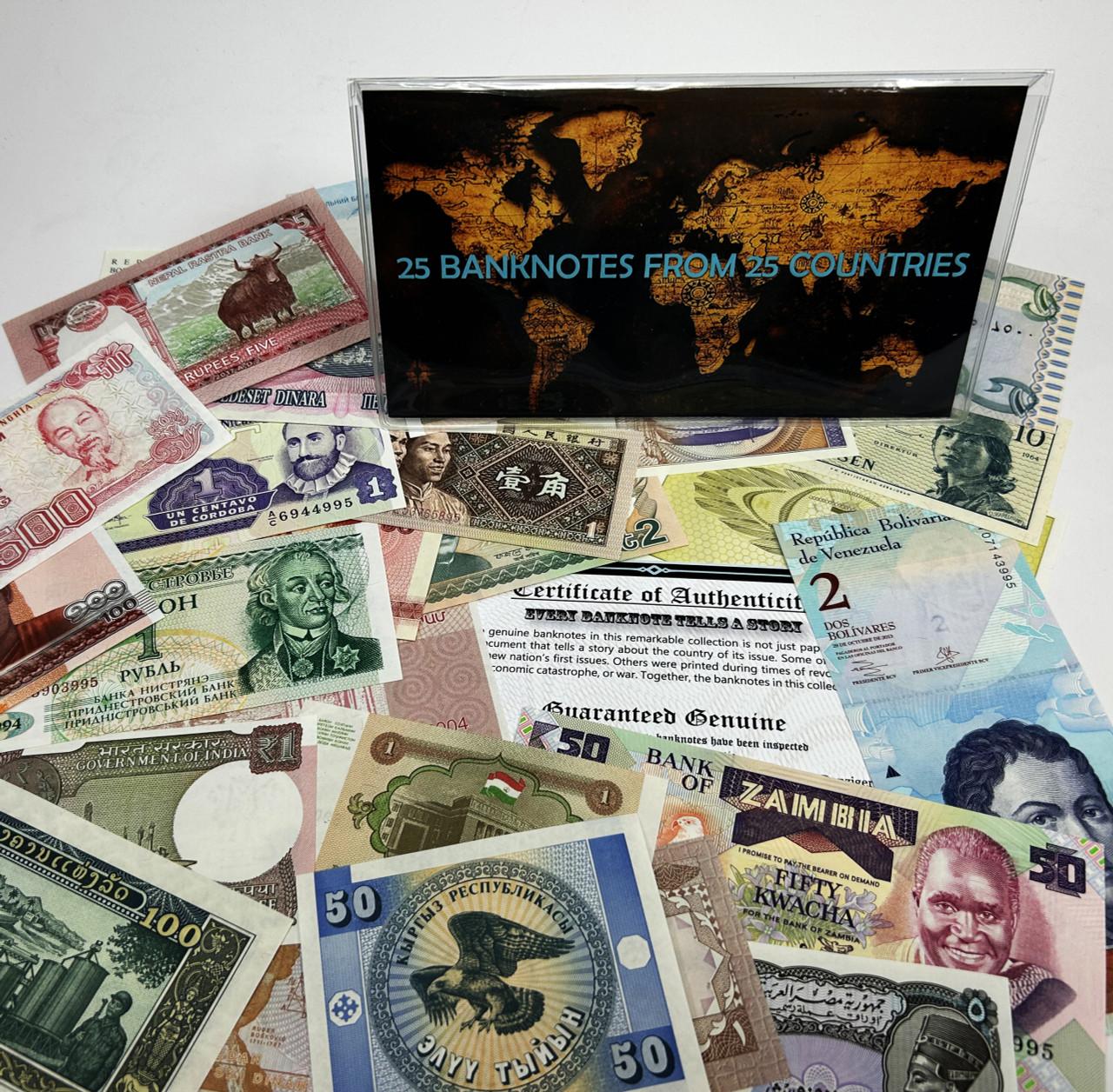 世界の紙幣コレクション OFFICIAL BANKNOTES OF EVERY NATION 専用箱