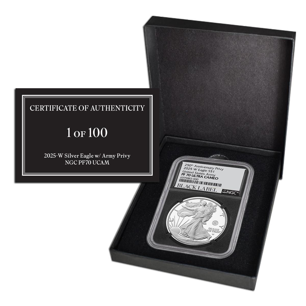 2025年 アメリカ シルバーイーグル Privy NGC 【初期5万枚限定】 2025年 アメリカ シルバーイーグル Privy NGC 【初期5万枚限定