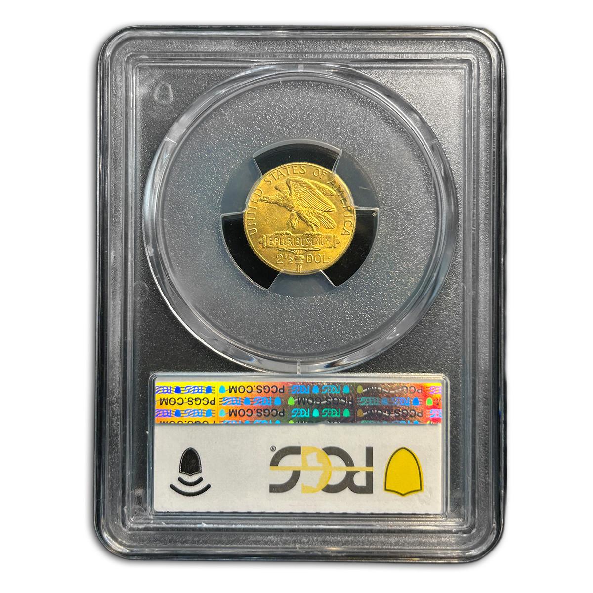 ●MAINE P.A. & FIFTY G$ 1915-S $2.5 Gold Coin Panama-Pac PCGS MS 65+ CAC