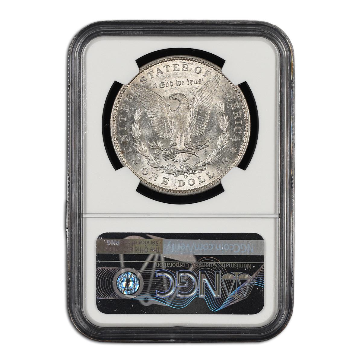 1889-O Morgan Silver Dollar NGC AU58