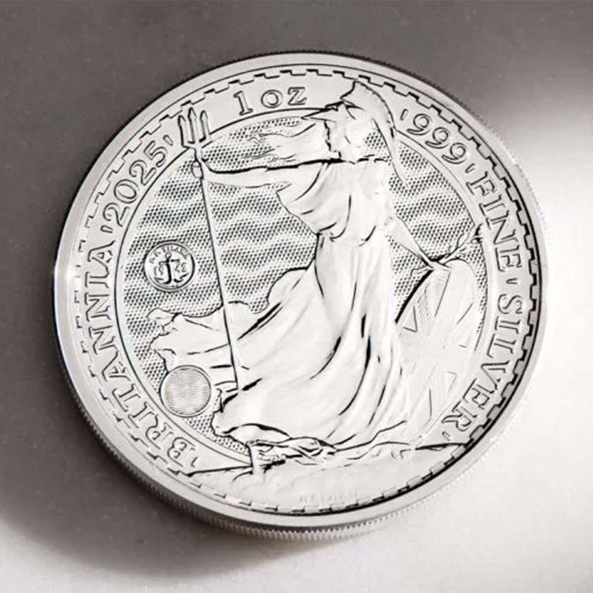 2025 1-oz Silver Britannia Struck From SS Tilawa Shipwreck
