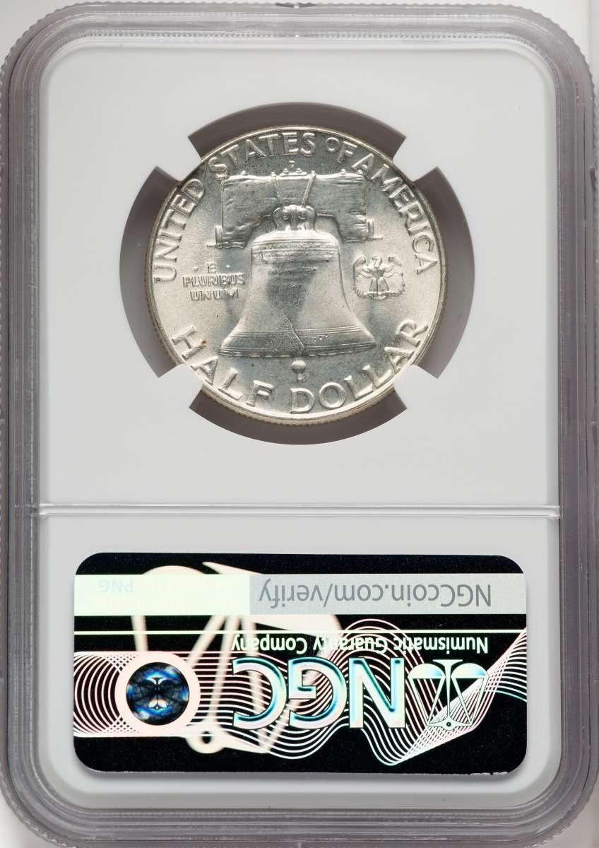 1961-D 50C Franklin Half Dollar Coin NGC MS66 | Rare Coins For Sale