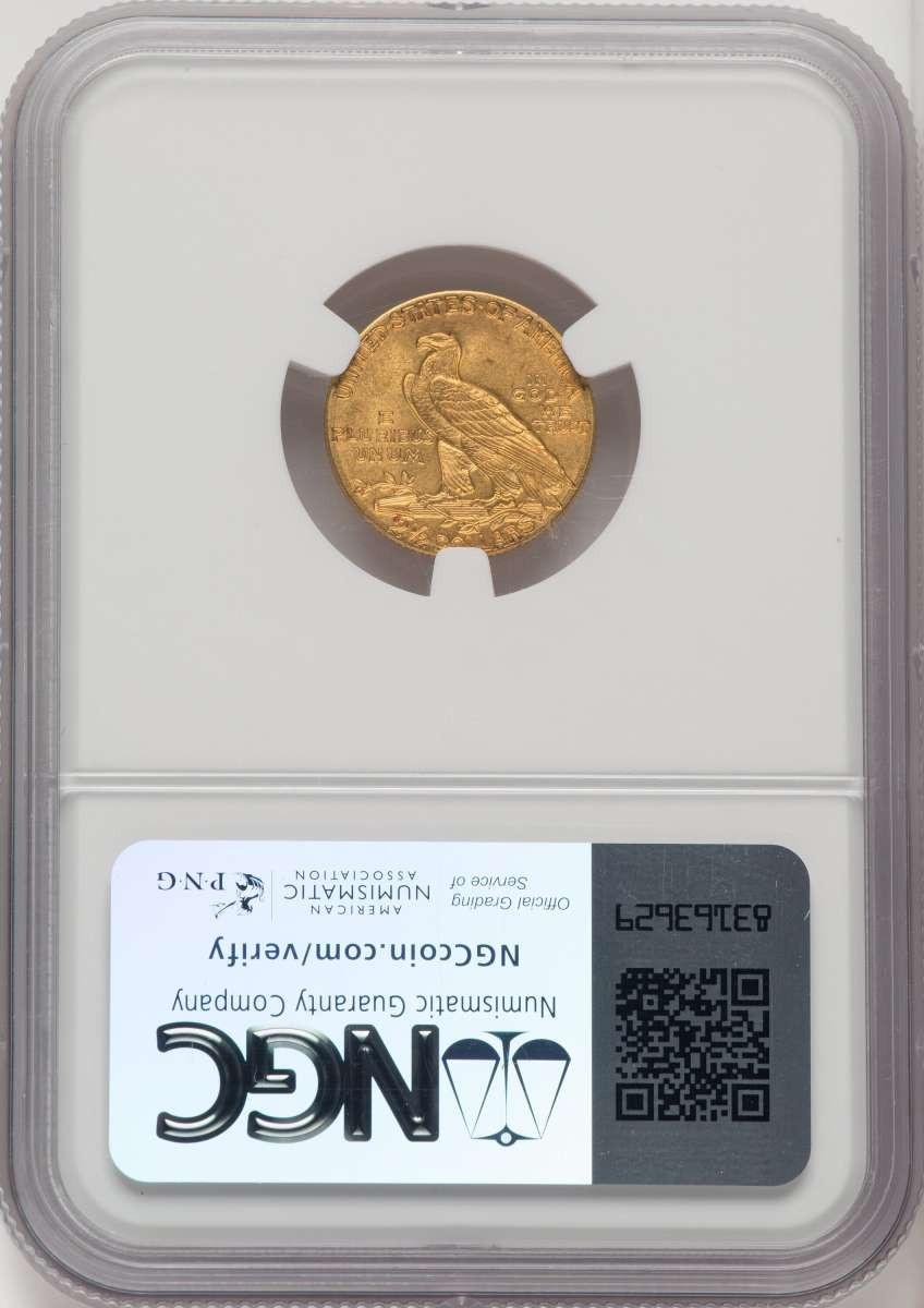 1912年 インディアンヘッド金貨 $2.5 MS 61 1912年 インディアンヘッド金貨 .5 MS 61 1912 .5 MS | Coin