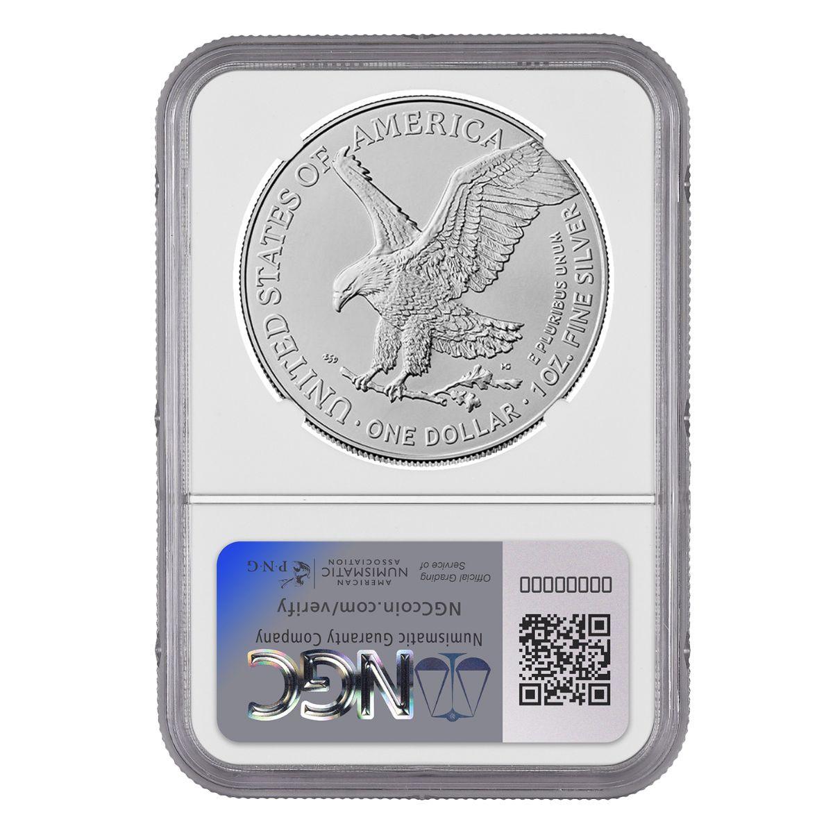 2026 $1 American Silver Eagle NGC MS70 Magnum Opus - 40th Anniversary