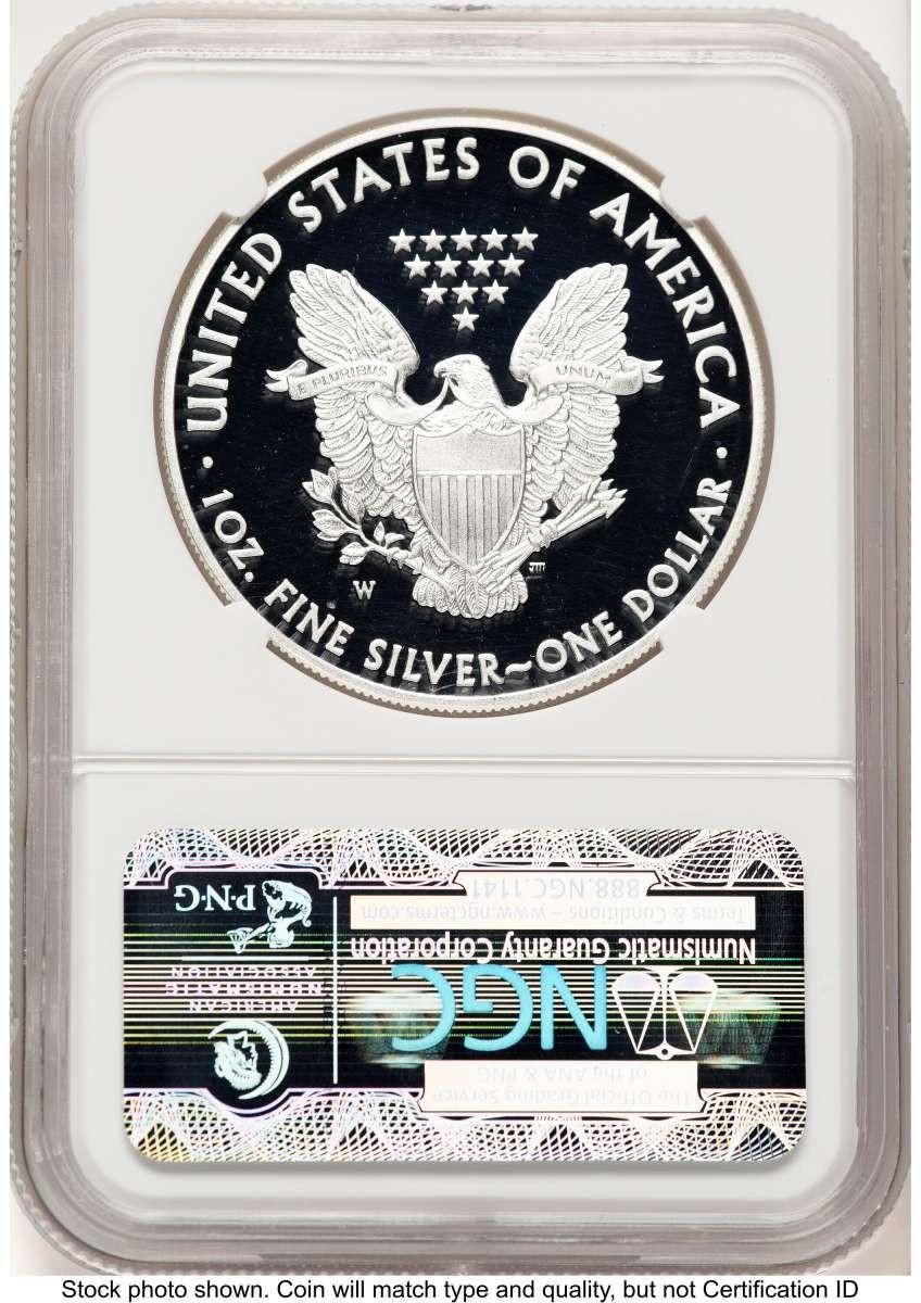 2014-W S$1 American Silver Eagle Coin NGC MS70 | Rare Coins For Sale