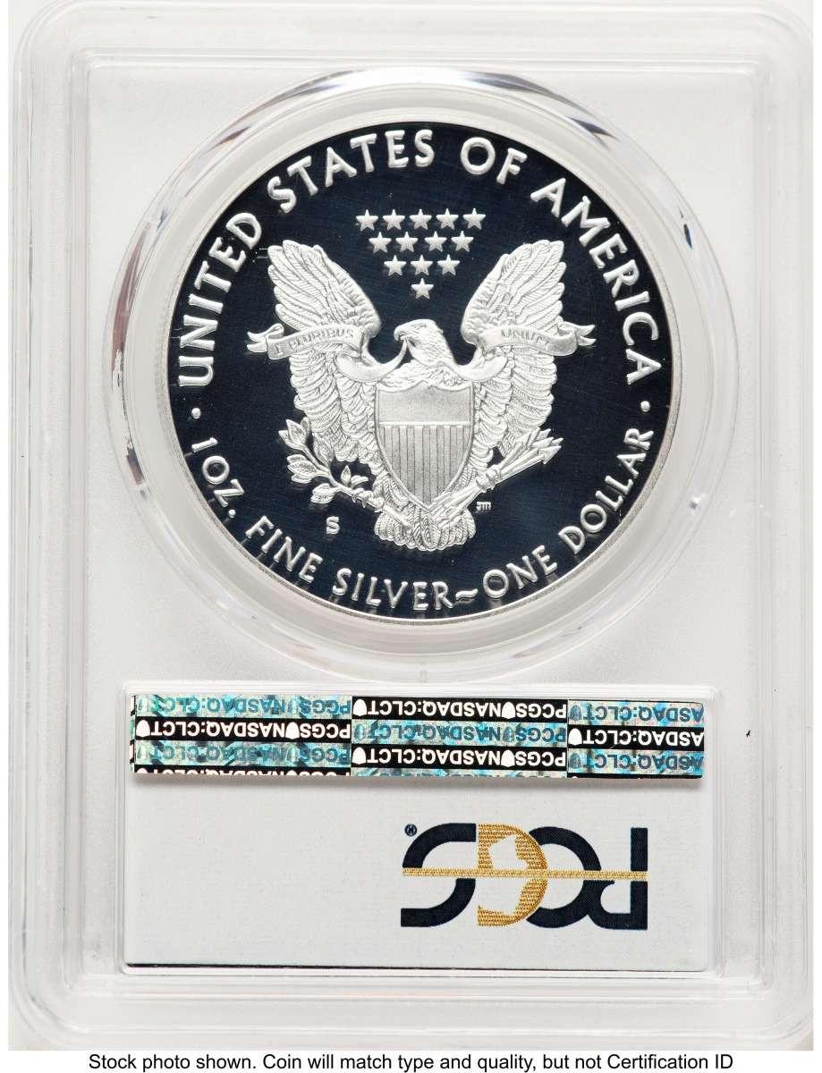 2017-S S$1 American Silver Eagle Coin PCGS MS70, Congratulations