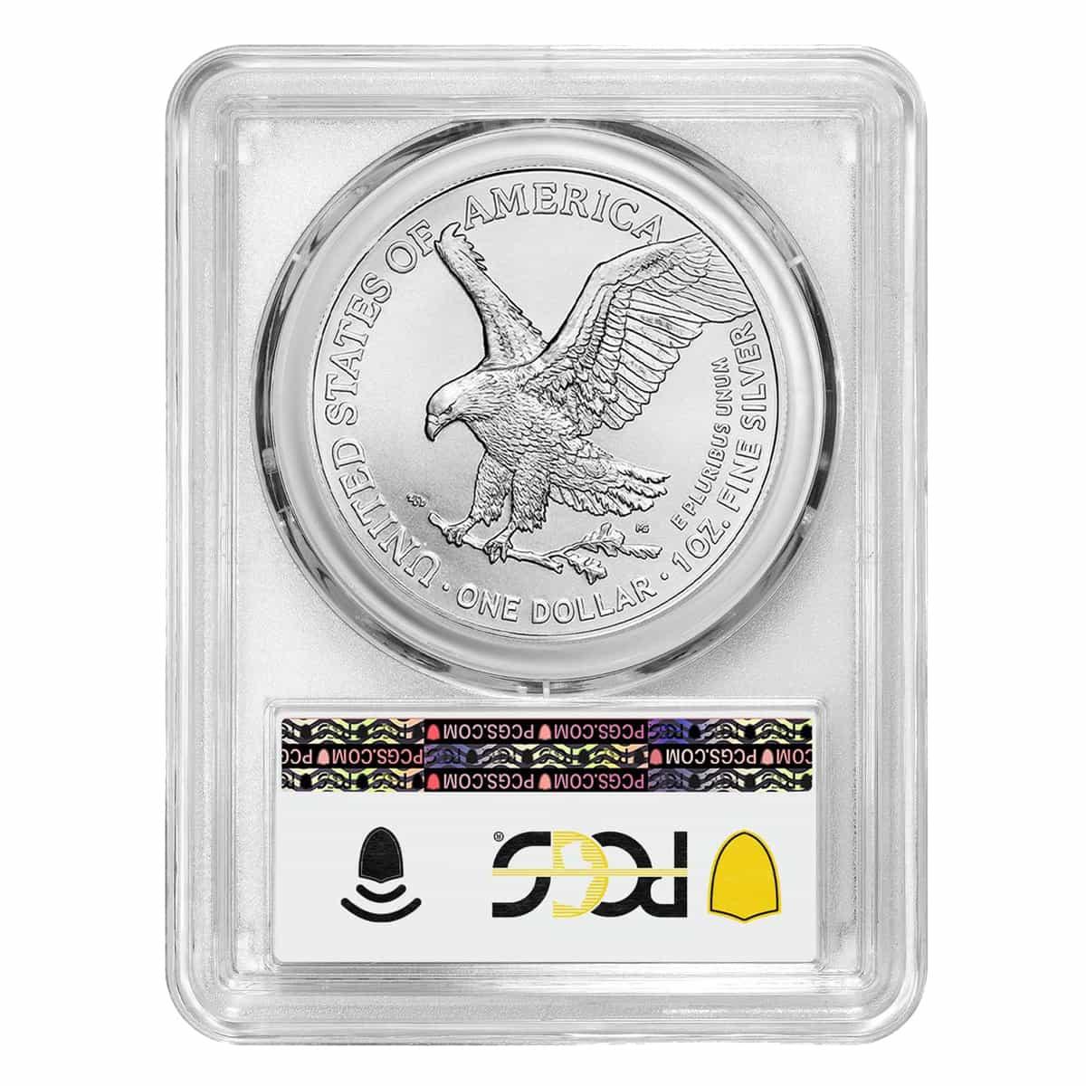 2026 Silver Eagle PCGS MS70 Blue Label - 40th Anniversary