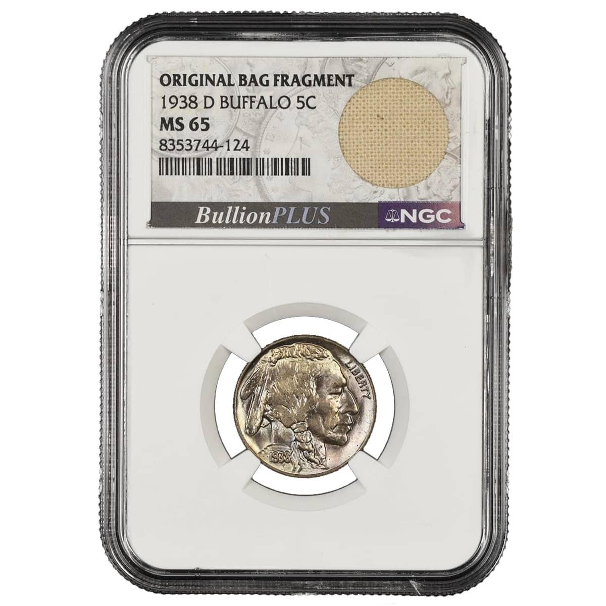 1938-D Buffalo Nickel NGC MS65