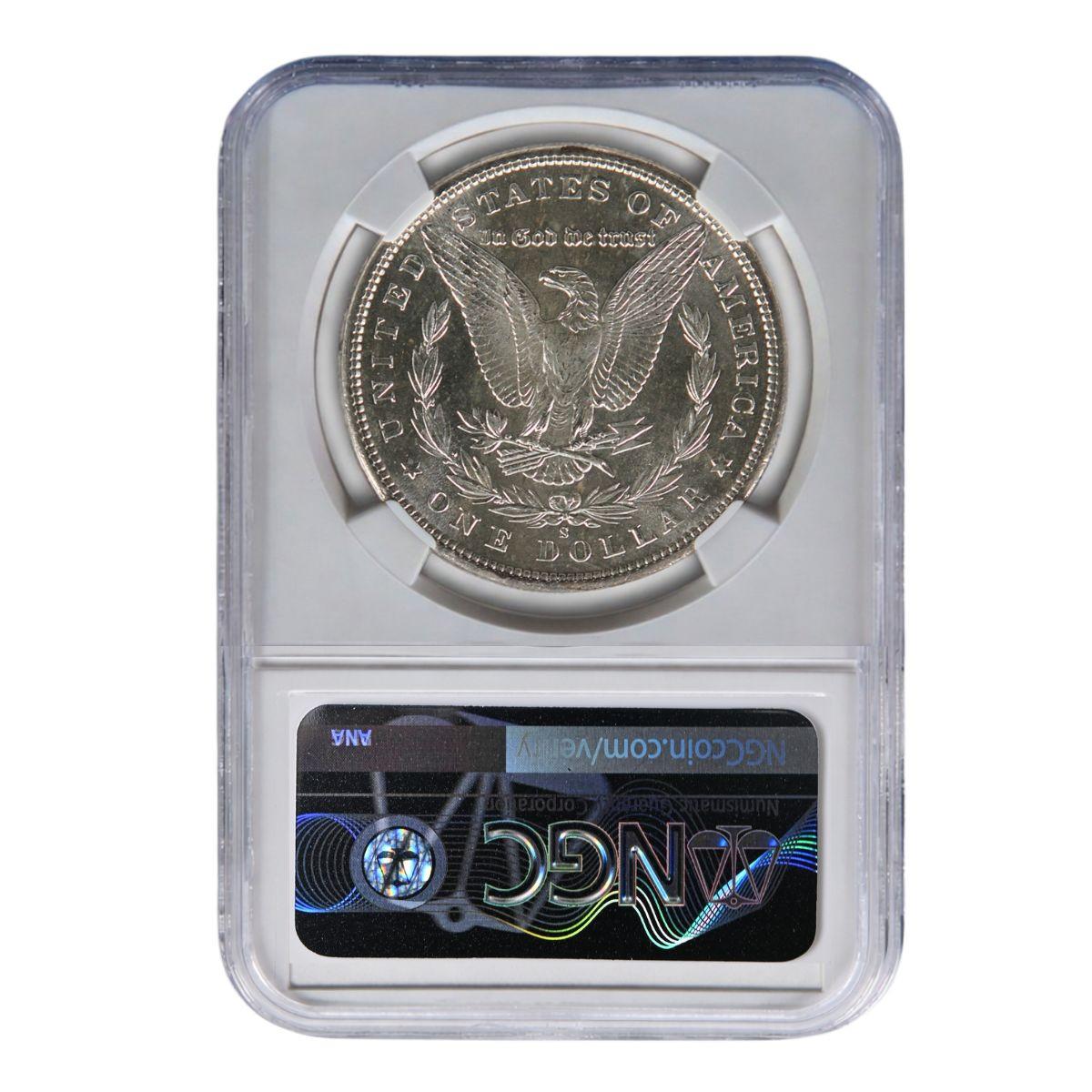 1881-S Morgan Silver Dollar NGC MS65 Green Label