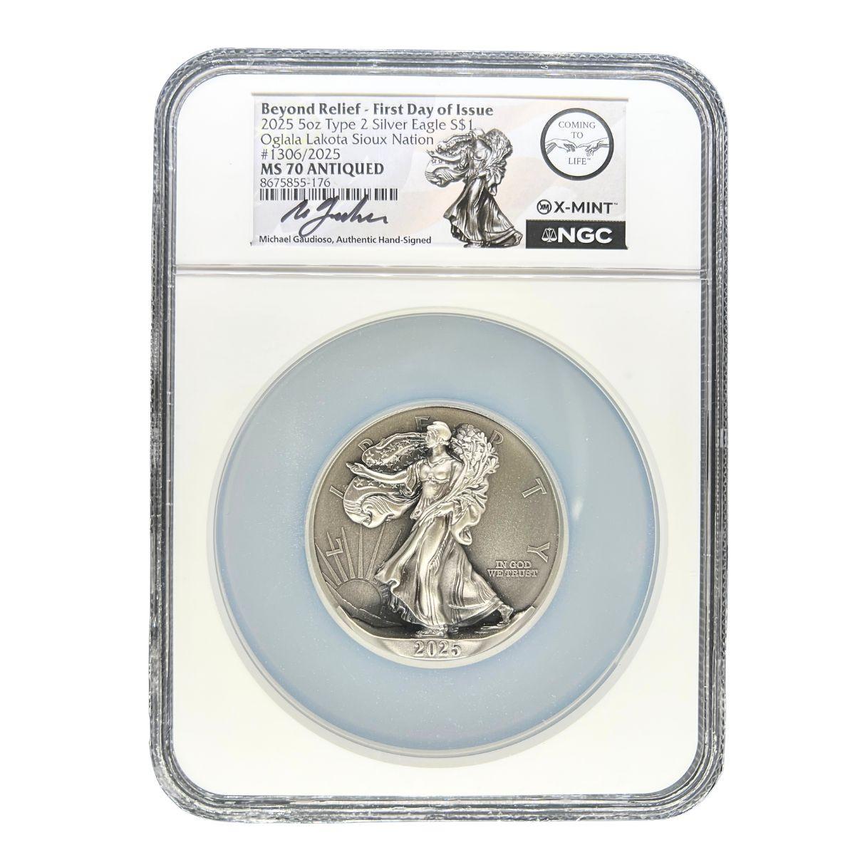 2025 5 oz Silver Eagle 