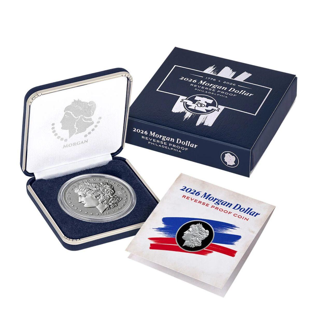 2026 Morgan Silver Dollar Reverse Proof Liberty Bell Privy Mark in