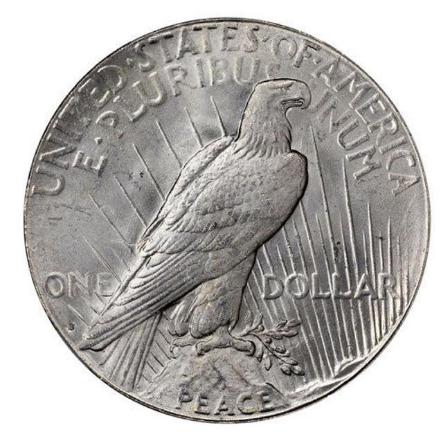 1922-S Peace Dollar Brilliant Uncirculated - BU - Bullion Shark