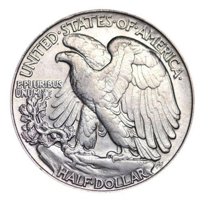 アメリカ 1987 Walking Liberty銀貨 美ブルートーン 1$ アメリカ 1987 Walking Liberty銀貨 美ブルートーン 1$