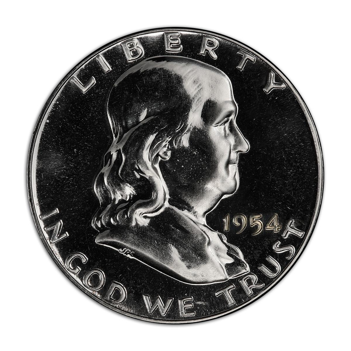 1954 Franklin Half Dollar Choice Proof