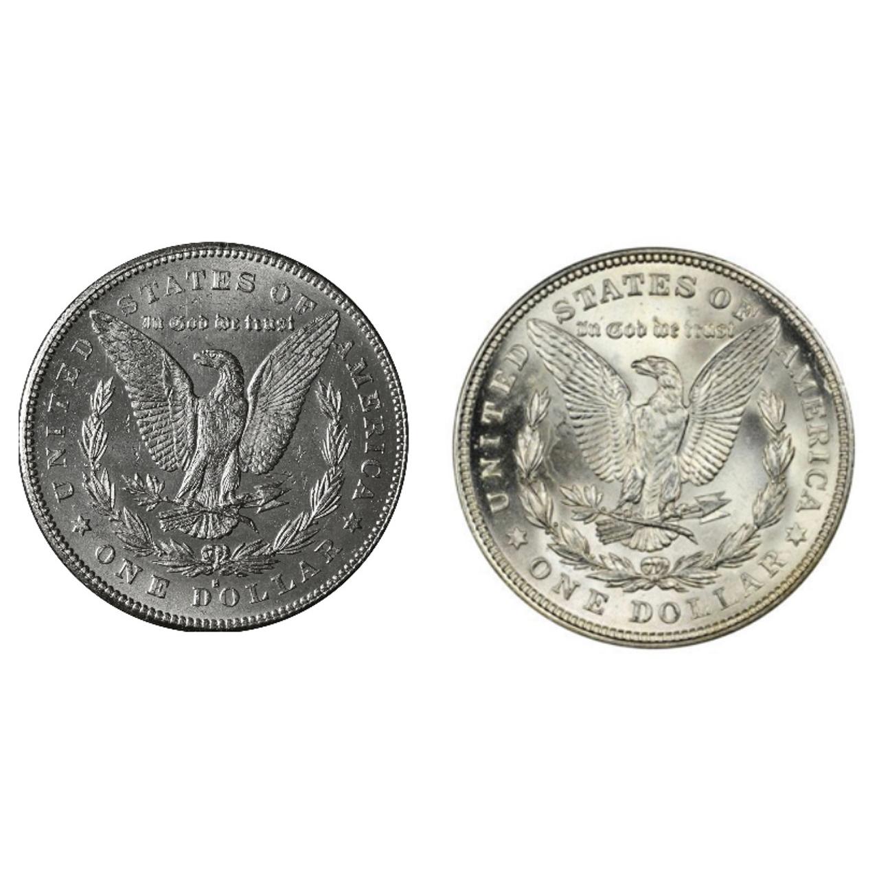 Morgan in Barcelona / レア物!訳あり商品 1921-S Morgan Silver Dollar BU - Bullion Shark Rare Coin Dealer