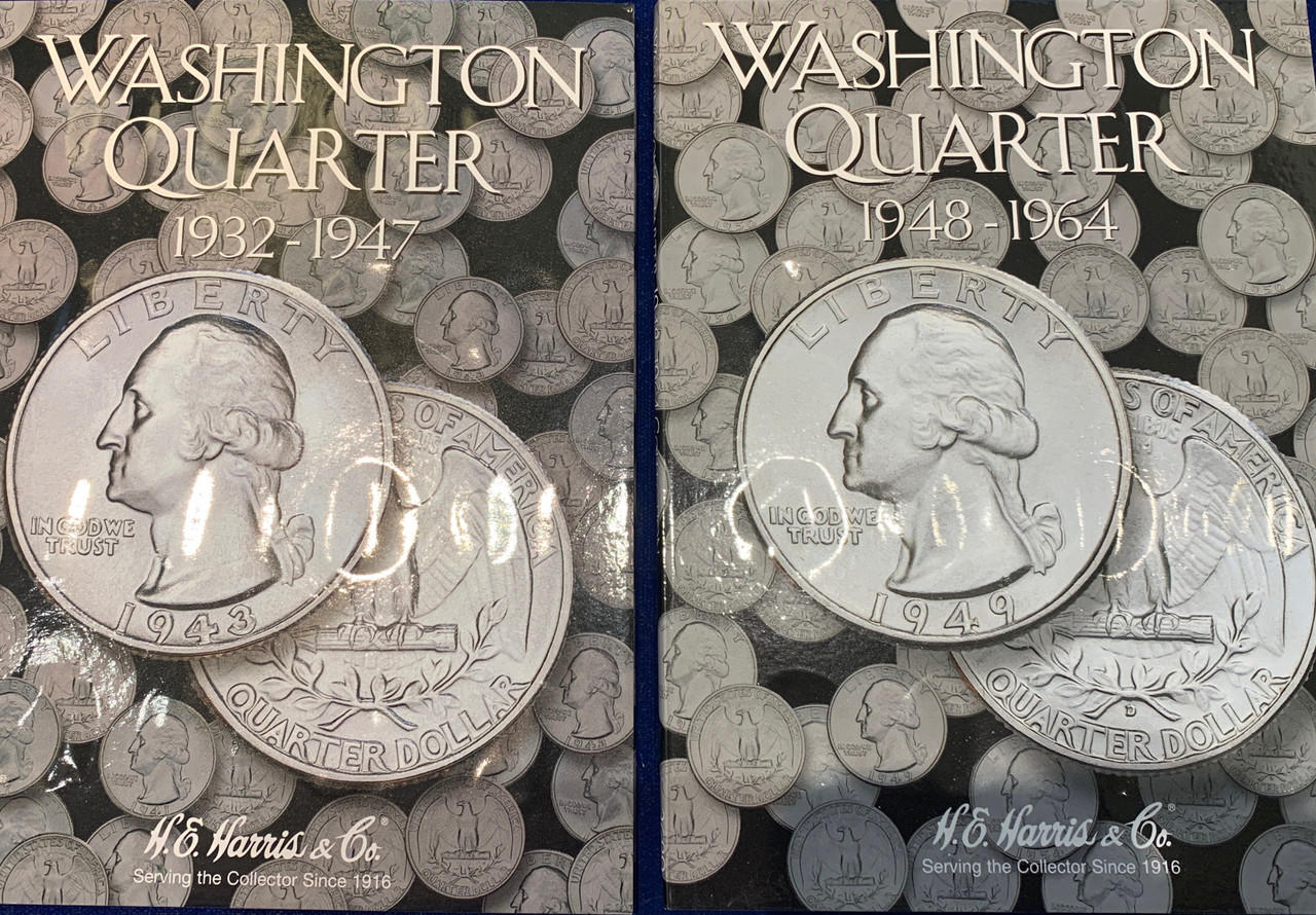 1932-1964 Silver Washington Quarter Complete Set - 83 Coins