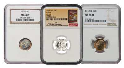 Certified Roosevelt Dimes