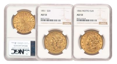 Certified $20 Gold Coins