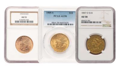 Certified $10 Gold Coins