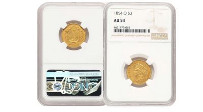 Certified $3 Gold Coins