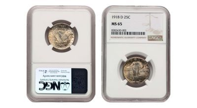 Certified Standing Liberty Quarters