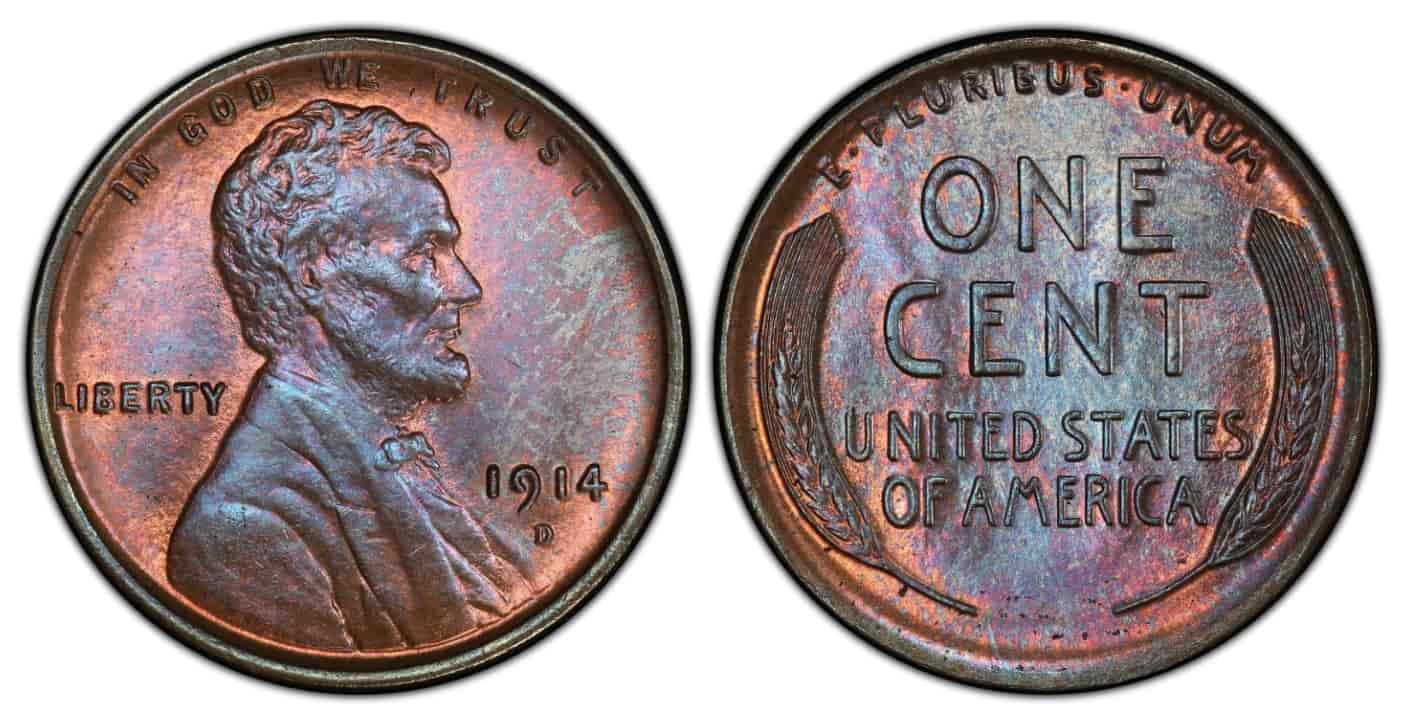 1914 d wheat penny value