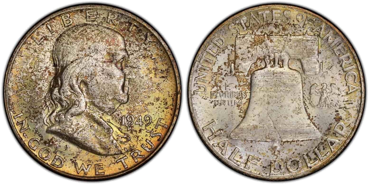 an image of 1949-D Franklin Half Dollar coin