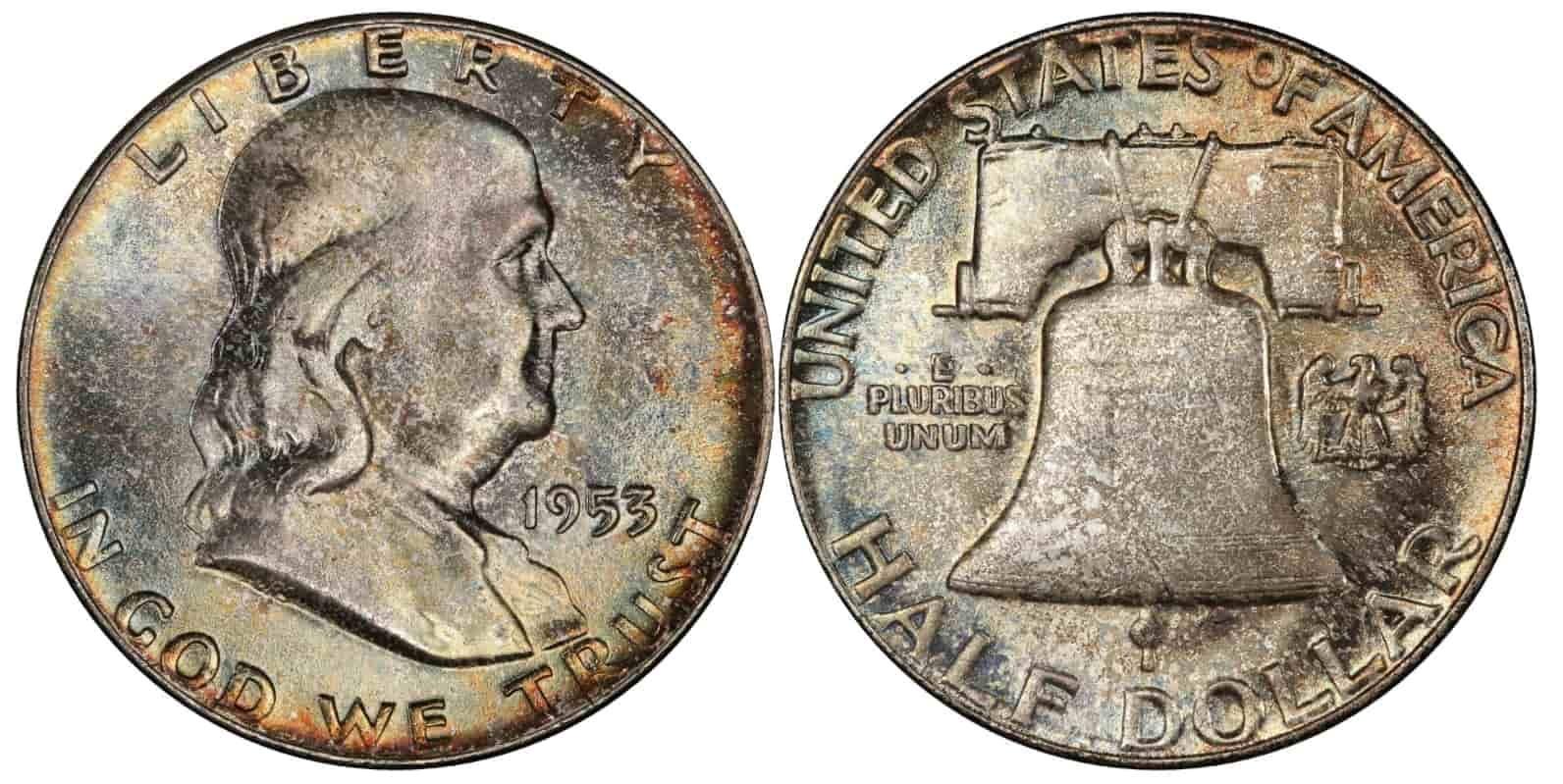 an image of 1953 Franklin Half Dollar