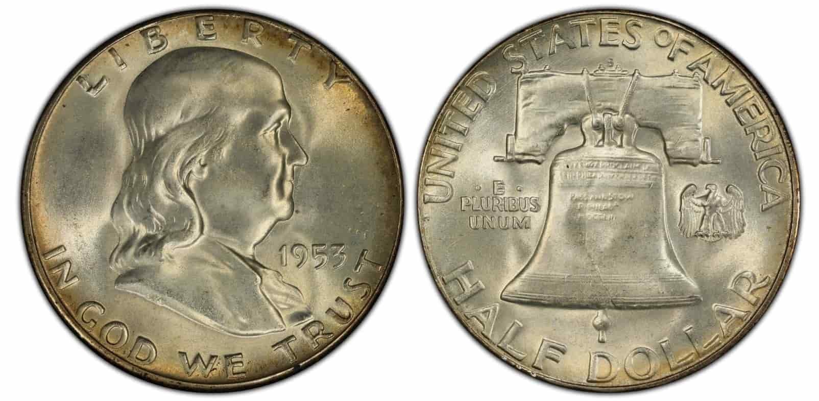 an image of 1953-S Franklin Half Dollar coin